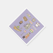 FRIENDS™ | Cartoon-pictogrammen Servet (Hoek)