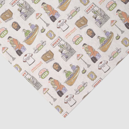 FRIENDS™ | Cartoon-pictogrammen Tissuepapier (Detail)