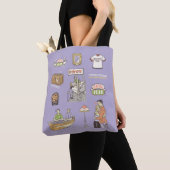 FRIENDS™ | Cartoon-pictogrammen Tote Bag (Dichtbij)
