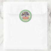 FRIENDS™ | Cartoonfontein Ronde Sticker (Tas)