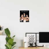 FRIENDS™ | Cast in formeel dames- en herenavondkle Poster (Thuiskantoor)