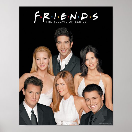 FRIENDS™ | Cast in formeel dames- en herenavondkle Poster (Voorkant)