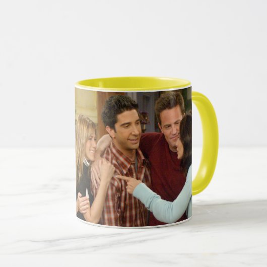 FRIENDS™ | Cast Thanksgiving Groepsknuffel Mok (Voorkant rechts)