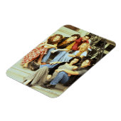 FRIENDS™ | Cast Zittend op het Bordes Magneet (Linkerzijde)