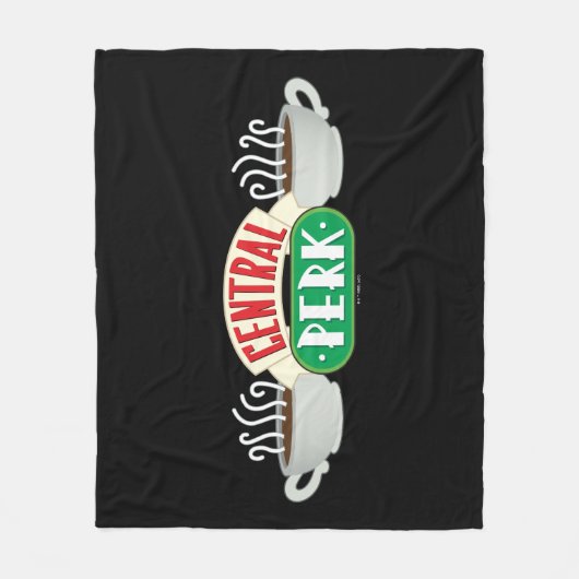 FRIENDS™ | Centraal-Perk Logo Fleece Deken (Voorkant)