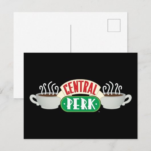 FRIENDS™ | Centraal-Perk Logo Uitnodiging Briefkaart (Voorkant / Achterkant)