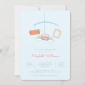 FRIENDS™ | Centraal perk mobiel Baby shower Kaart (Voorkant)