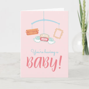 FRIENDS™   Centraal perk mobiel Baby shower Kaart
