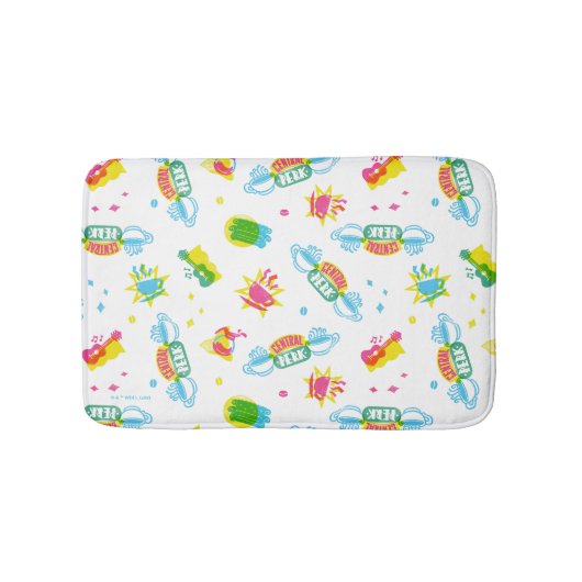 FRIENDS™ | Centraal Perk Neon Pattern Badmat (Voorkant)