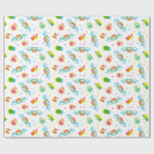 FRIENDS™ | Centraal Perk Neon Pattern Cadeaupapier (Vlak)