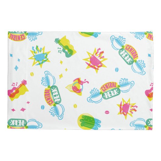 FRIENDS™ | Centraal Perk Neon Pattern Kussensloop (Achterkant)