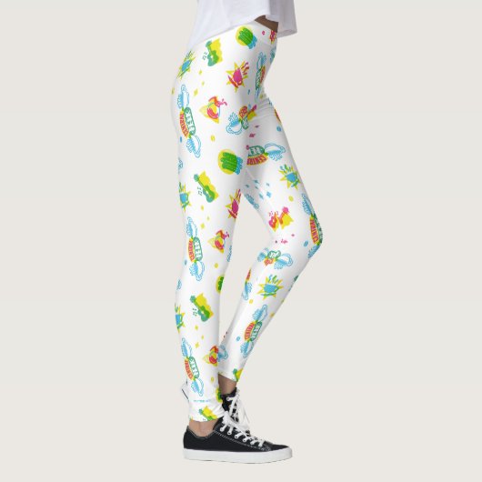 FRIENDS™ | Centraal Perk Neon Pattern Leggings (Rechts)