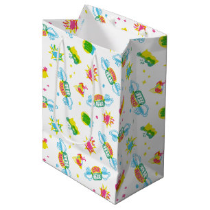 FRIENDS™   Centraal Perk Neon Pattern Medium Cadeauzakje