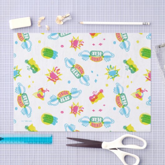 FRIENDS™ | Centraal Perk Neon Pattern Tissuepapier (Craft)