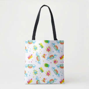 FRIENDS™ Centraal Perk Neon Pattern Tote Bag