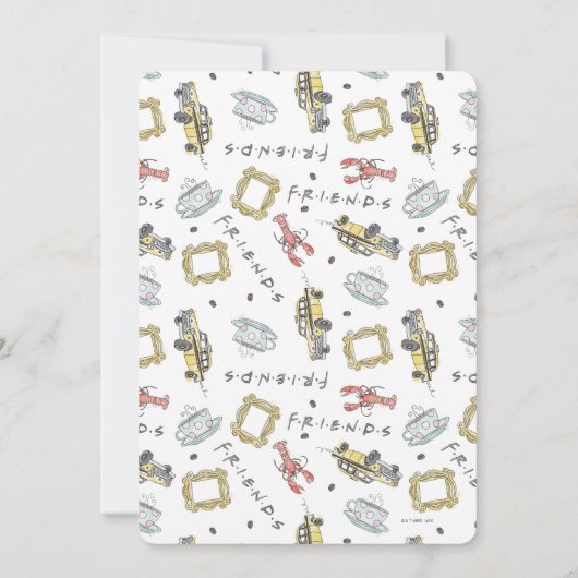 FRIENDS™ | Centraal-PerkWaterverf Baby shower Kaart (Achterkant)