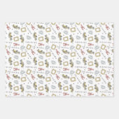 FRIENDS™ | Centraal Waterverf Patroon Inpakpapier Vel (Voorkant 3)