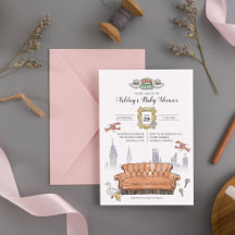 FRIENDS™ | Central Perk Aquarel Baby Shower