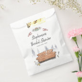FRIENDS™ | Central Perk Aquarel Bruidsdiner Bedankzakje (Gezegeld)