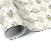 FRIENDS™  | Central Perk Argyle Patroon Cadeaupapier (Rol Hoek)