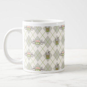 FRIENDS™ Central Perk Argyle Patroon Grote Koffiekop