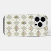FRIENDS™ | Central Perk Argyle Patroon iPhone Hoesje (Achterkant horizontaal)