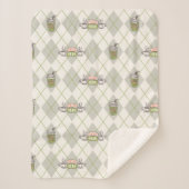 FRIENDS™ | Central Perk Argyle Patroon Sherpa Deken (Voorkant)