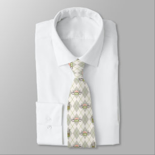 FRIENDS™ Central Perk Argyle Patroon Stropdas