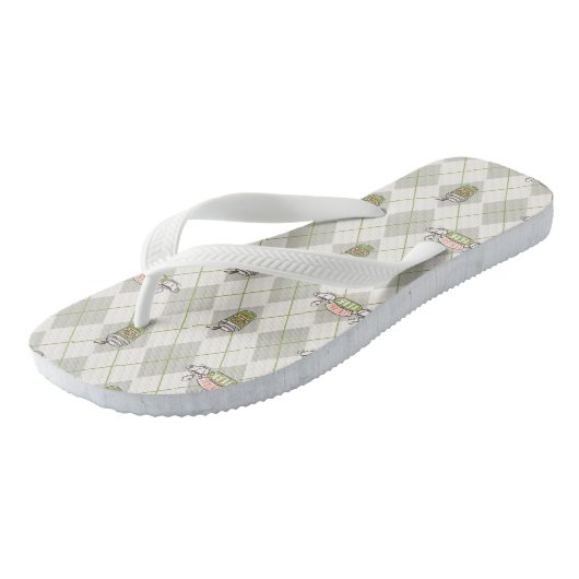 FRIENDS™ | Central Perk Argyle Patroon Teenslippers (Schuin)