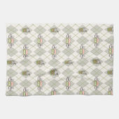 FRIENDS™  | Central Perk Argyle Patroon Theedoek (Horizontaal)