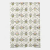 FRIENDS™  | Central Perk Argyle Patroon Theedoek (Verticaal)