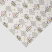 FRIENDS™ | Central Perk Argyle Patroon Tissuepapier (Detail)