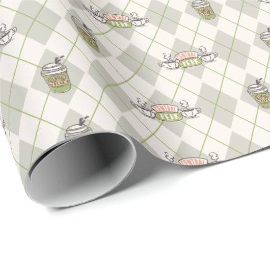 FRIENDS™ | Central Perk Argyle Pattern Cadeaupapier (Rol Hoek)