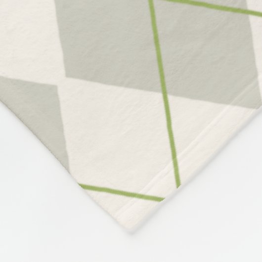 FRIENDS™ | Central Perk Argyle Pattern Fleece Deken (Hoek)