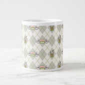 FRIENDS™ | Central Perk Argyle Pattern Grote Koffiekop (Voorkant)