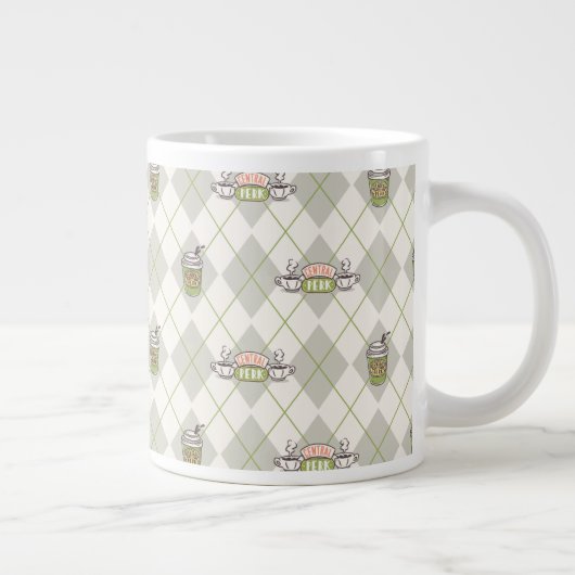 FRIENDS™ | Central Perk Argyle Pattern Grote Koffiekop (Rechts)