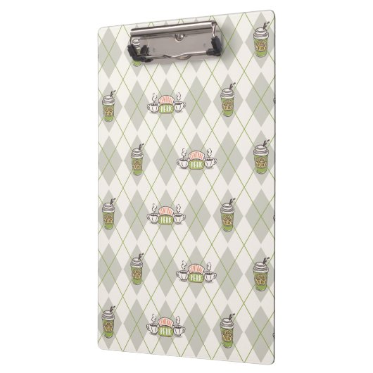FRIENDS™ | Central Perk Argyle Pattern Klembord (Links)
