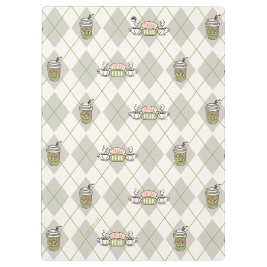 FRIENDS™ | Central Perk Argyle Pattern Klembord (Achterkant)