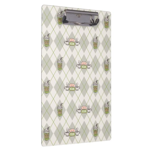FRIENDS™ | Central Perk Argyle Pattern Klembord (Rechts)