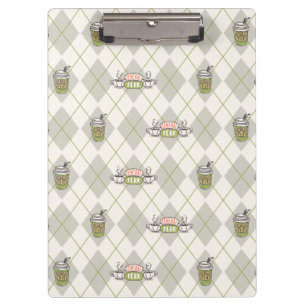 FRIENDS™   Central Perk Argyle Pattern Klembord