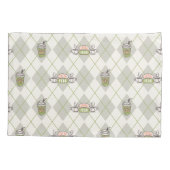FRIENDS™ | Central Perk Argyle Pattern Kussensloop (Achterkant)