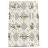 FRIENDS™ | Central Perk Argyle Pattern Medium Cadeauzakje (Voorkant)