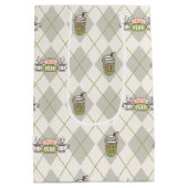 FRIENDS™ | Central Perk Argyle Pattern Medium Cadeauzakje (Achterkant)