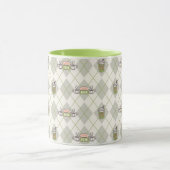 FRIENDS™ | Central Perk Argyle Pattern Mok (Midden)
