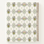 FRIENDS™ | Central Perk Argyle Pattern Notitieboek (Achterkant)