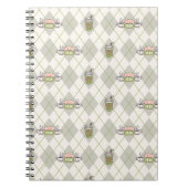 FRIENDS™ | Central Perk Argyle Pattern Notitieboek (Voorkant)