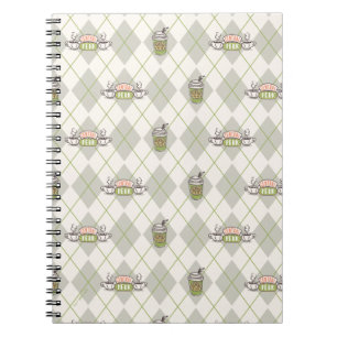 FRIENDS™   Central Perk Argyle Pattern Notitieboek