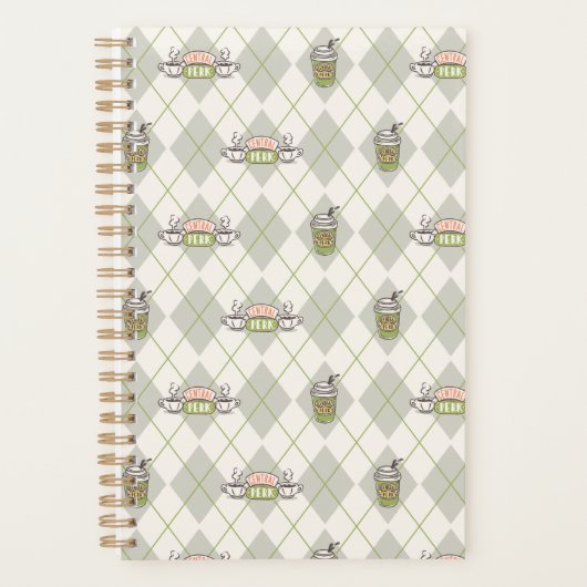 FRIENDS™ | Central Perk Argyle Pattern Planner (Voorkant)
