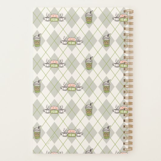 FRIENDS™ | Central Perk Argyle Pattern Planner (Achterkant)