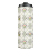 FRIENDS™ | Central Perk Argyle Pattern Thermosbeker (Voorkant)